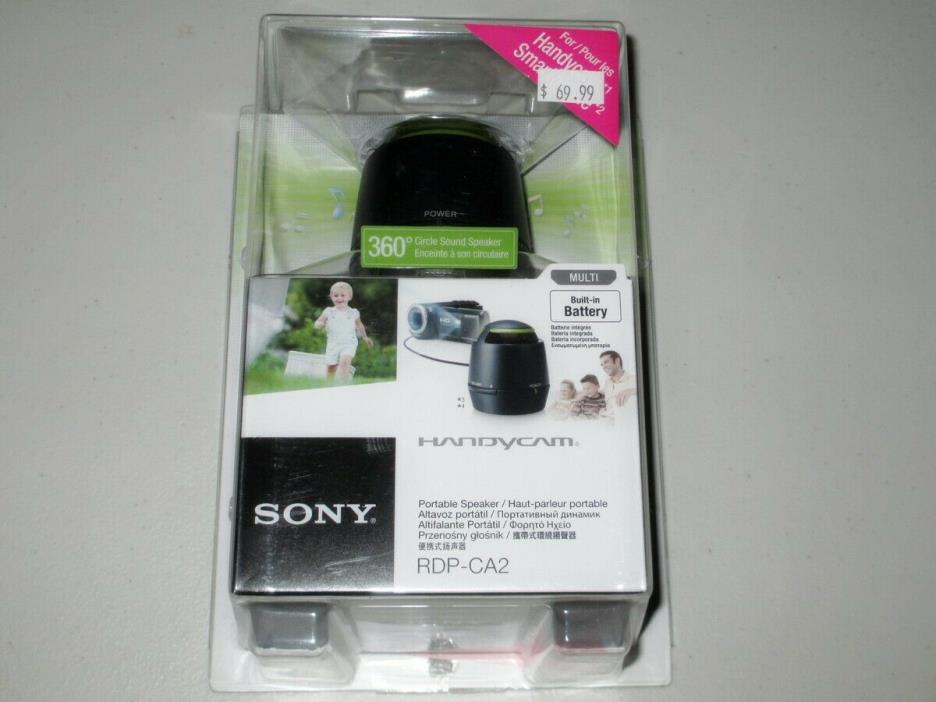 SONY RDP-CA2 Portable Speaker for Camcorder Speaker Handycam