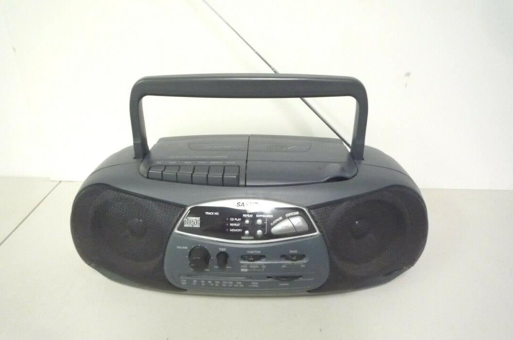 Sanyo CWM-200 CD Cassette Tape Player AM/FM Radio Portable Boombox