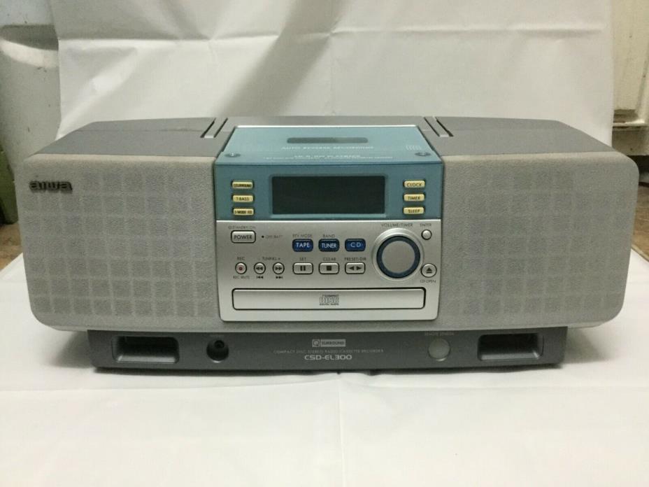 Aiwa Boombox CSD-EL300 Compact Disc Stereo Radio Cassette Recorder Parts Repair