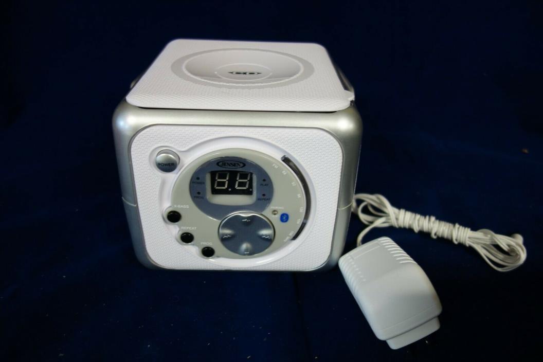 Jensen CD-555 Portable Bluetooth Music System w/ CD Player AM/FM Radio
