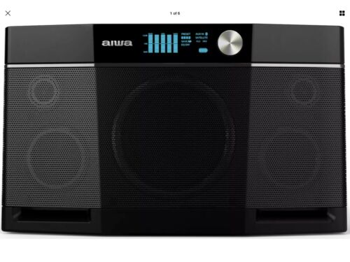 Aiwa Exos-9 Portable 200W Wireless Bluetooth Speaker Quick-Swap Battery iPhone