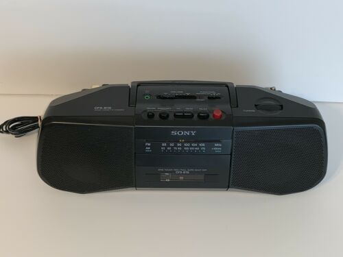 Sony CFS-B15 Portable AM FM Radio Cassette Tape Player Boombox Radio Recorder