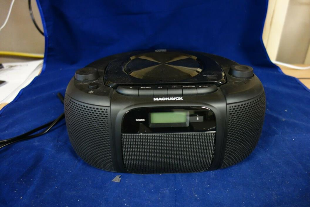Magnavox MD6972 CD Boombox with Bluetooth, AM/FM Radio Pulsating Color Changing