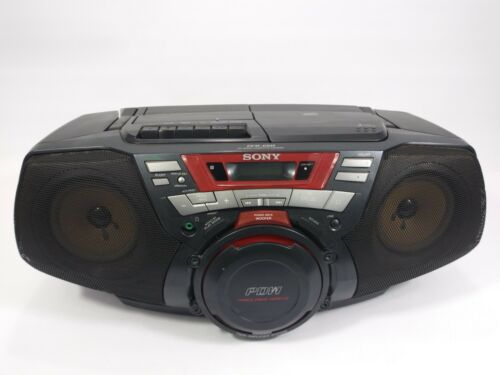 Sony CFD G50 PDW Power Drive Woofer Boombox CD Cassette Portable Radio Stereo