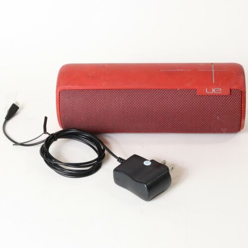 UE Megaboom Lava Red Portable Wireless Bluetooth Speaker System Logitech