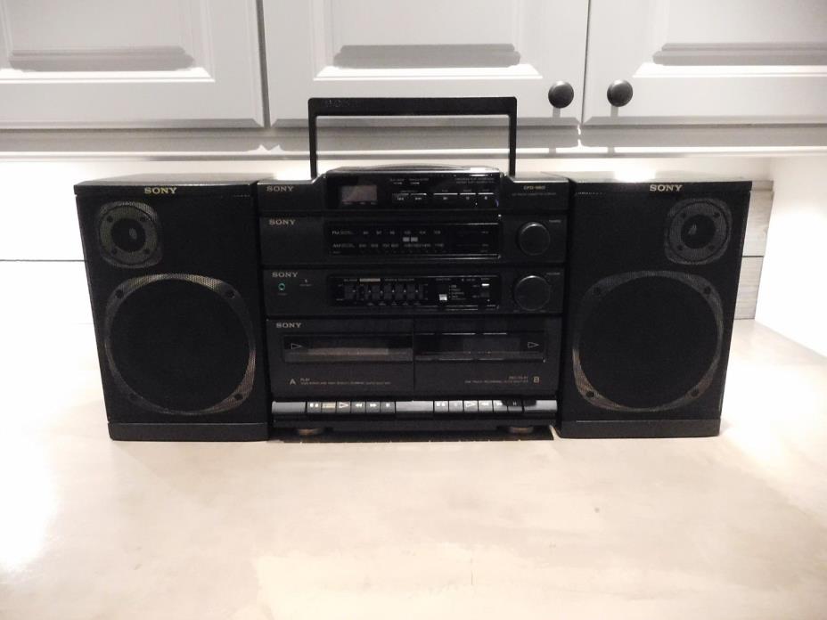 Sony CFD-460 CD Radio Cassette-Corder Boombox