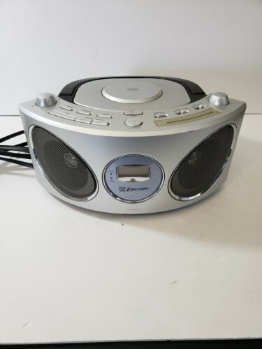 Emerson PD6810 Radio Boombox/stereo AM/FM Radio & CD player Battery or Electric