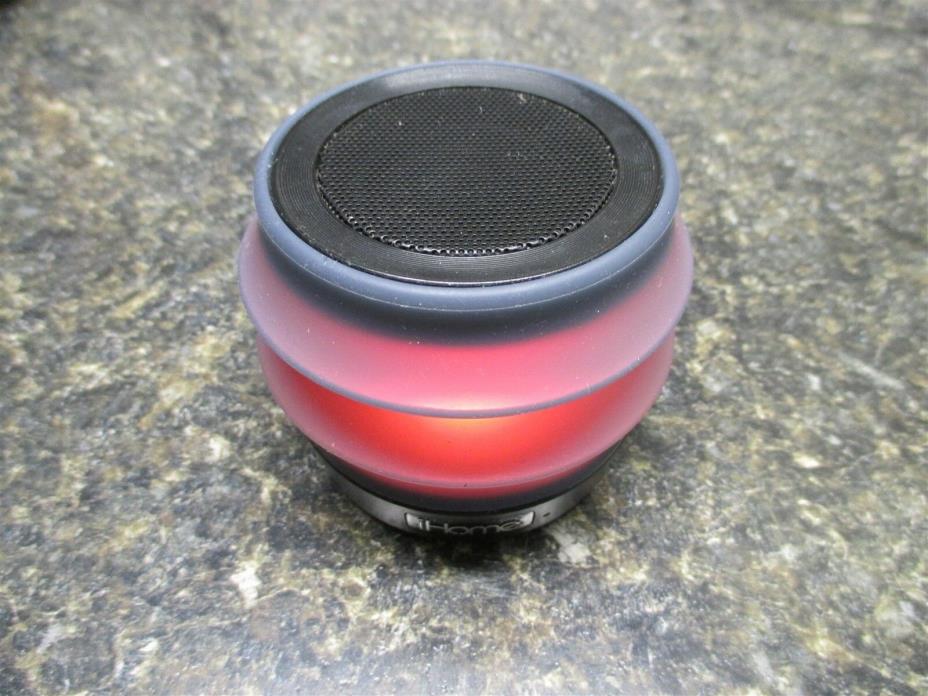 iHome iBT62 Portable Bluetooth Speaker FOR PARTS, No Sound