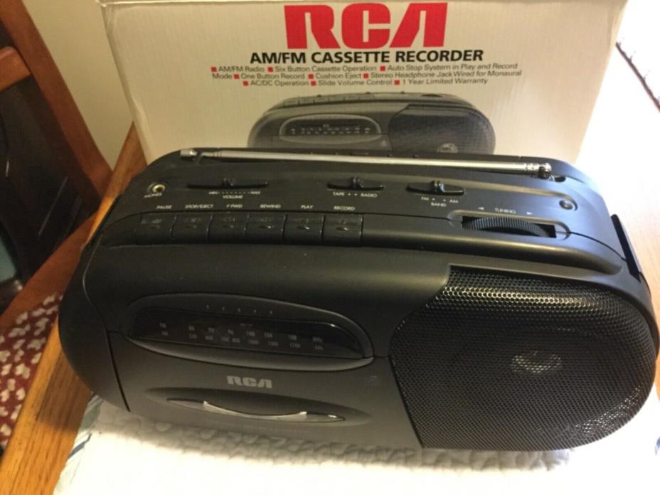 RCA RP-7700 Portable Cassette Player With Radio FM/AM