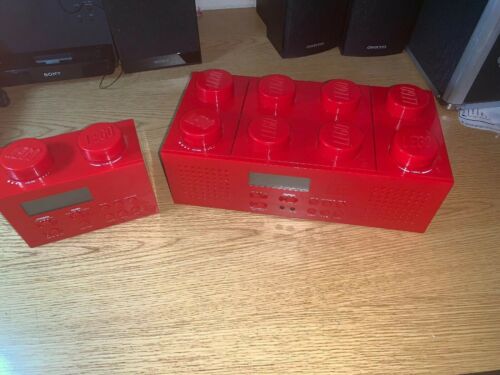LEGO Brick Boombox w/CD player AM/FM Radio LG 11002 And Lg11000