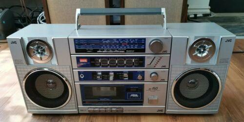 Vintage JVC PC-150C Boombox / Ghetto Blaster / Cassette / Phono / Stereo / Radio