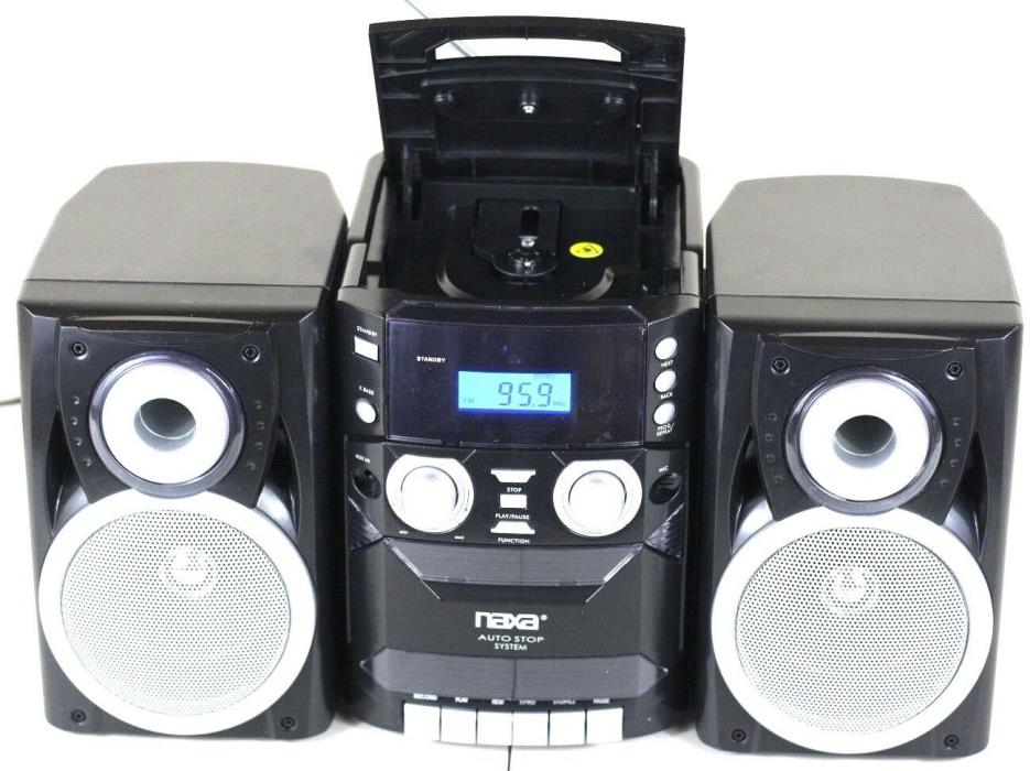 Naxa Portable CD Player AM/FM Radio Cassette AUX-input (NPB-426) - LIKE NEW™