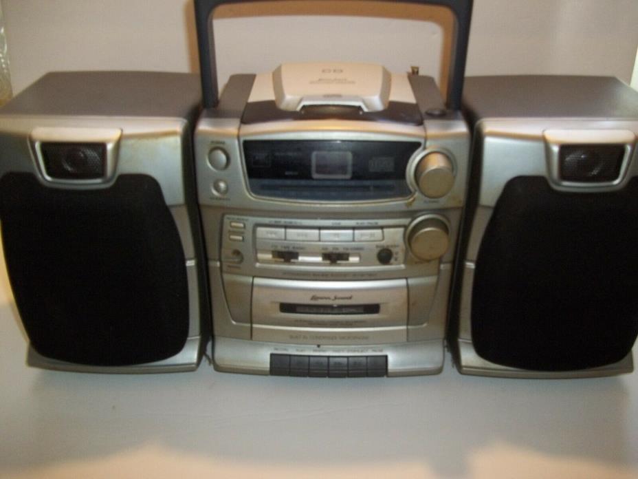 Lenoxx Sound Boombox MODEL Cd 149 cd player cassette player/ recorder