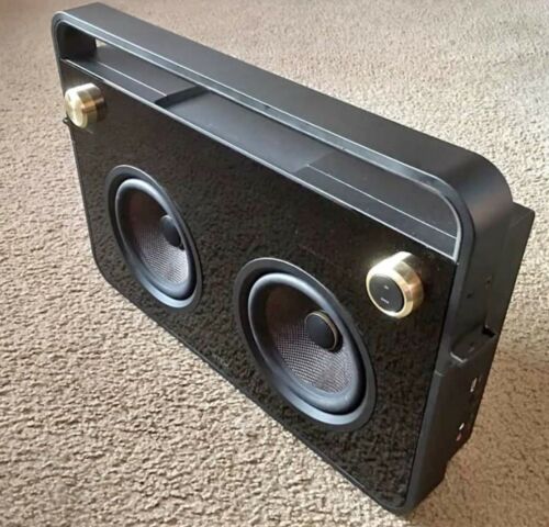 TDK Life on Record 77000015402 2-Speaker Boombox Audio System 20 Watt TP6802BLK