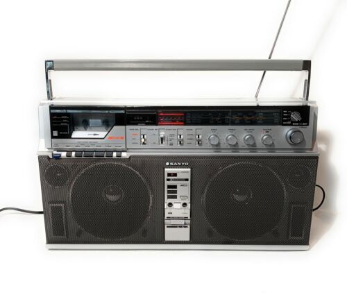 SANYO M-X650K Ghettoblaster Vintage Boombox