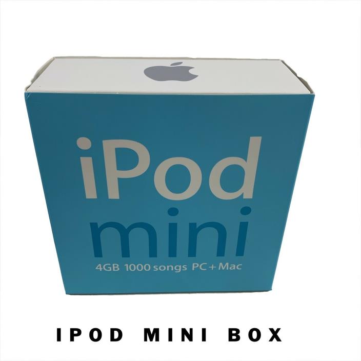 Apple iPod Mini 2nd Gen 4GB Blue M9802LLA BOX Paperwork 3 Sets Ear Bud Covers