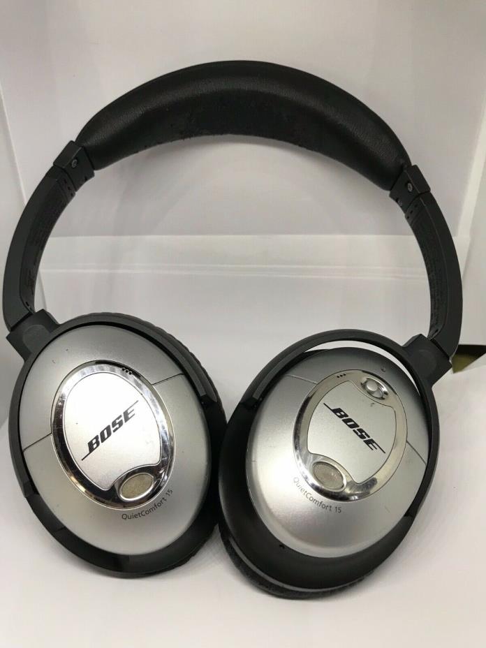 Bose QC15 Quiet Comfort Noise Cancelling Headphones *For Parts Or Repair*