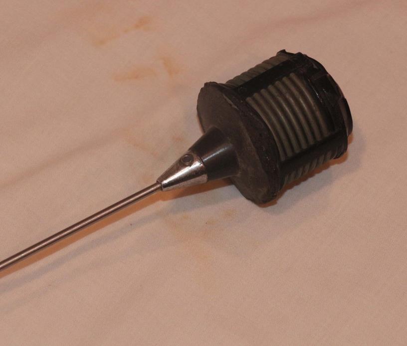 K40 ANTENNA PARTS BASE & GOOD STAINLESS WHIP