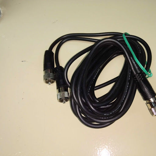 Lot of 6 CB Radio Dual Antenna Coax Cable 9FT RG-59 With Connectors