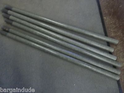 4' FOOT FIBERGLASS ANTENNA TOWER MAST SECTIONS POLE POLES USED VERY GOOD 25 pc.