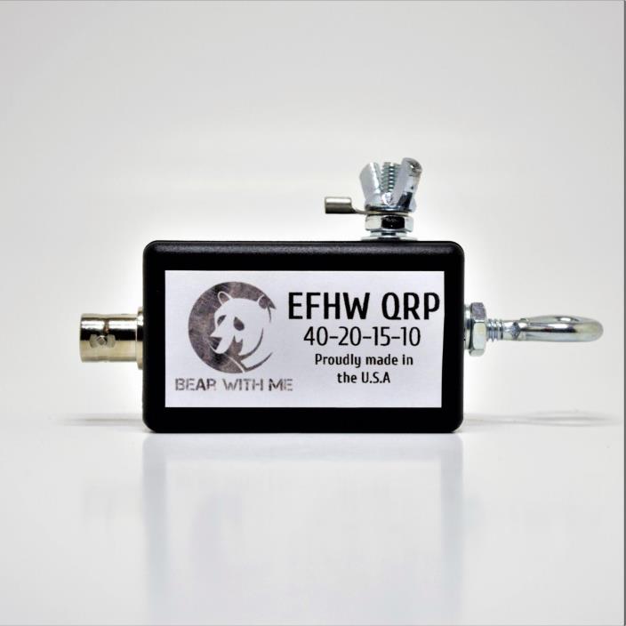 HF EFHW QRP Matchbox 40m 20m 15m 10m Multiband Ham Radio NoTuner Required