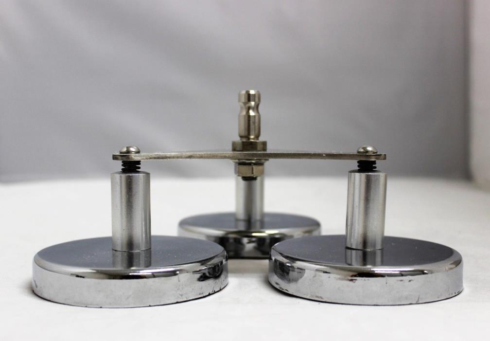 Triple Magnet Mount for Prism Poles and GPS/GNSS Antennas