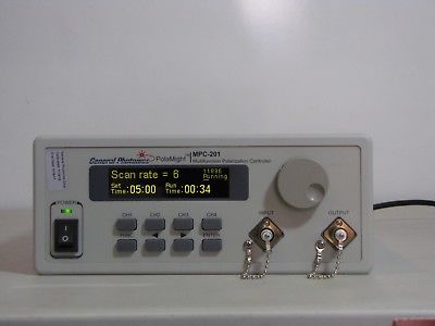 MPC-201 Fiber Optic Multifunction Polarization Control System General Photonics