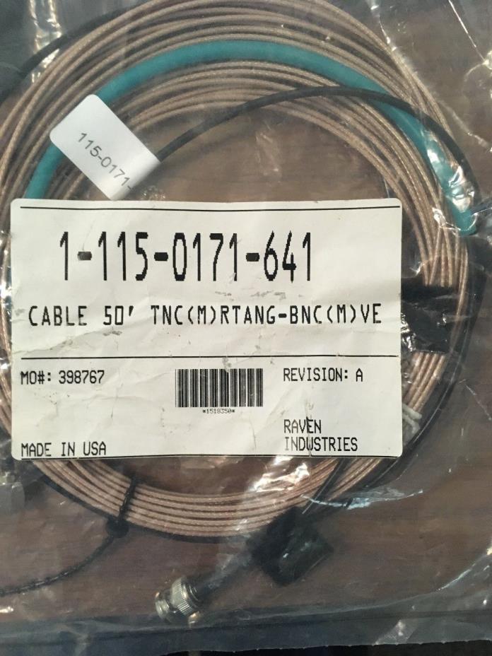 Raven  1-115-0171-641 50'  cable TNC(M)RTANG-BNC(M)VE