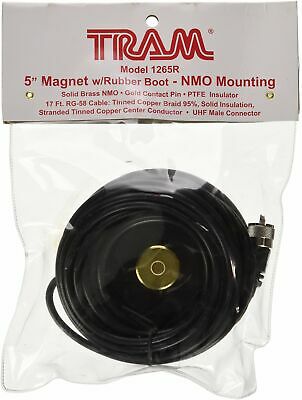 TRAM 5 Magnet NMO Mounting W/ Rubber Boot UHF Male - Antenna Mount PL-259 17