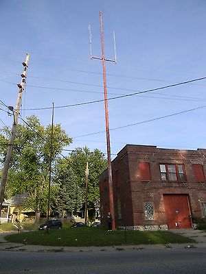 70 possibly more foot radio tower with antennas