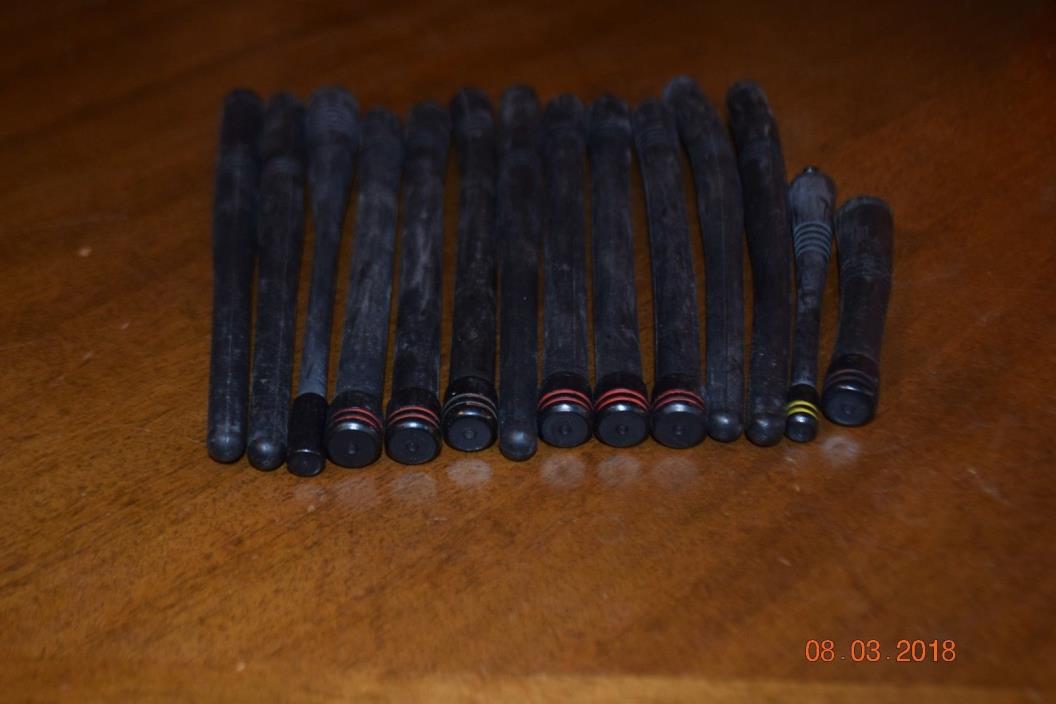 15 used handheld radio antennas ge macom motorola more police fire farm