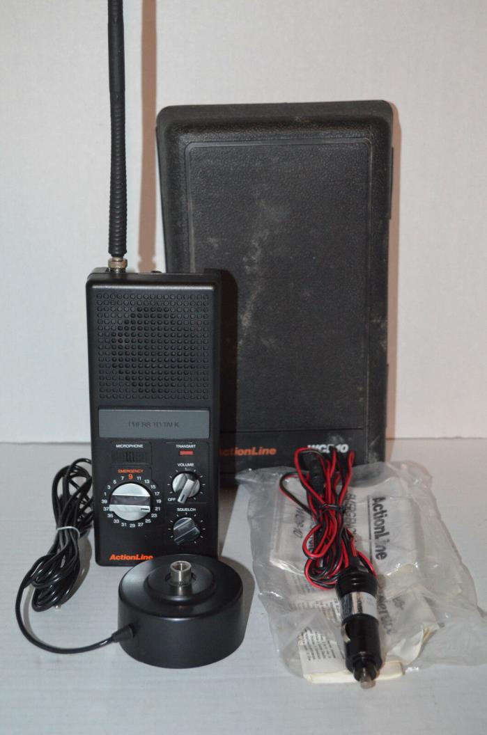 ActionLine WCB10 Emergency 40 Channel CB Radio 2 Way Vintage