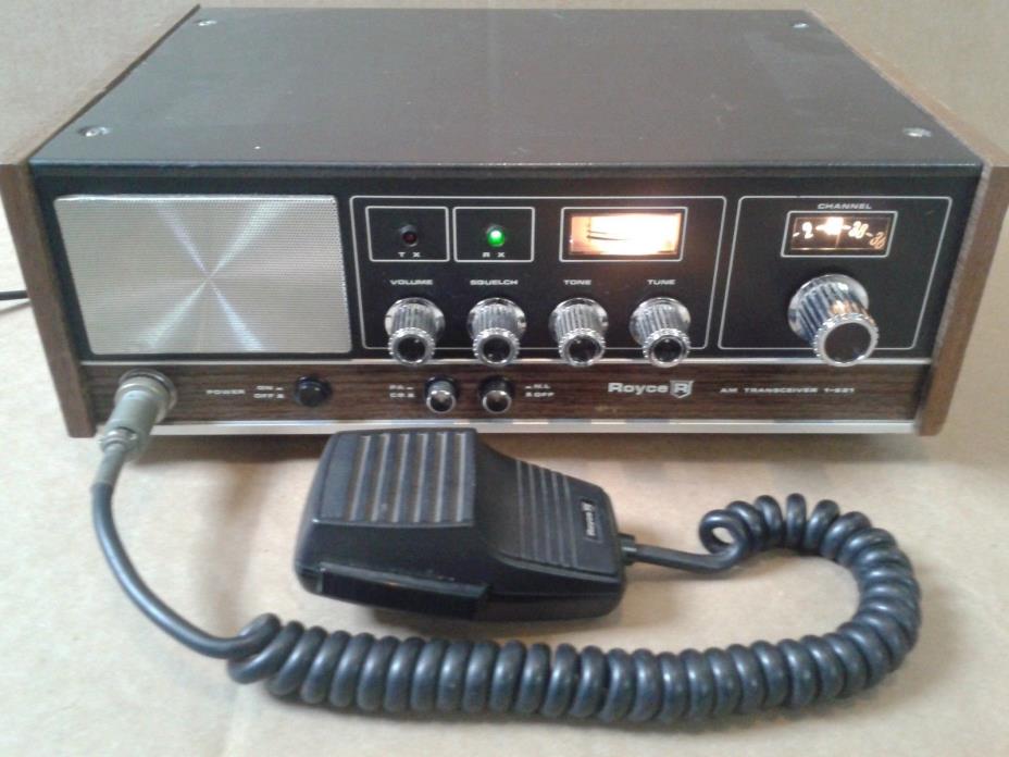 ROYCE 1-621 40 CHANNEL AM BASE CB RADIO, LOW OUTPUT.