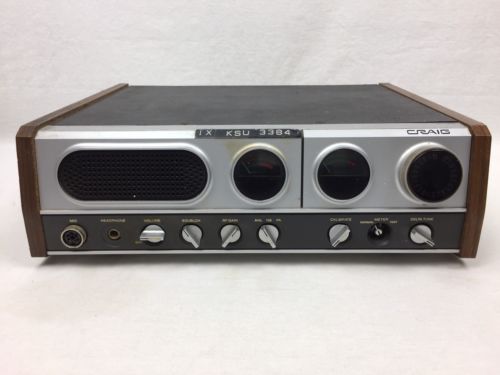 Vintage CRAIG 4201 CB Radio Base Station w/ 23 channels TESTED FREE SHIPPING HTF