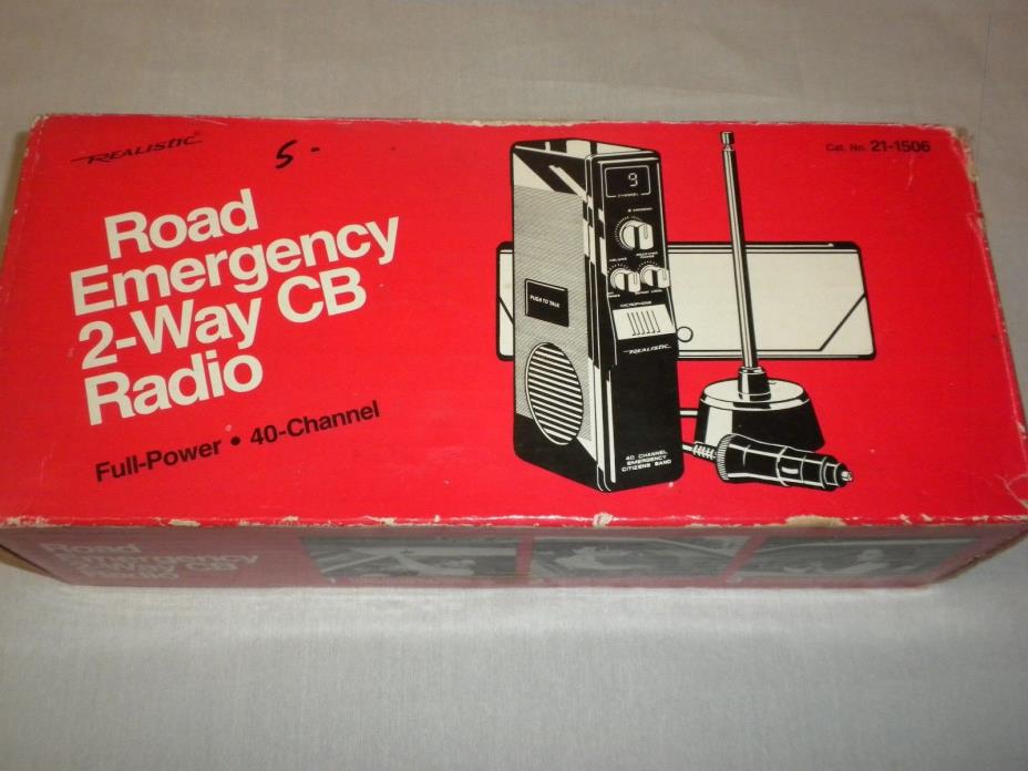 Realistic 21-1506 40 Channel Road Emergency 2-way CB Radio  NEW in Box