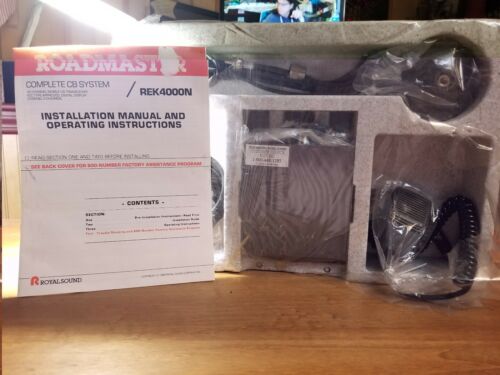 ROADMASTER CB Radio PA System Model REK4000N 40 channel NEW!