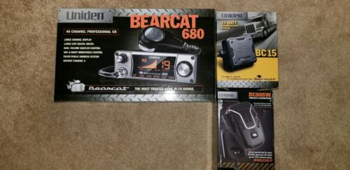 Uniden Bearcat 680 Pro Pack, CB, Speaker and Wireless Mic