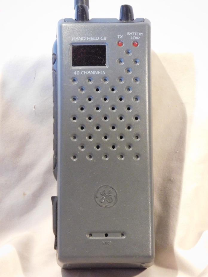 GE 40 CHANNEL CB Radio HANDHELD WALKIE TALKIE 3-5980A