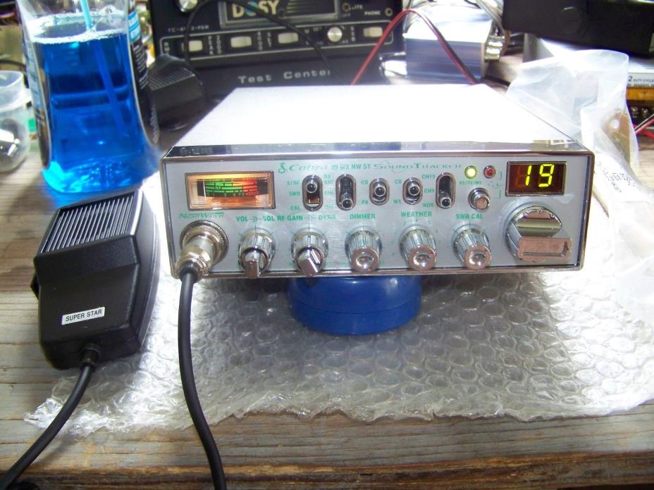 **CB RADIO** COBRA **29 WX-NW ST* MINT** NIGHT WATCH WORKS** PEEKED & TUNED**
