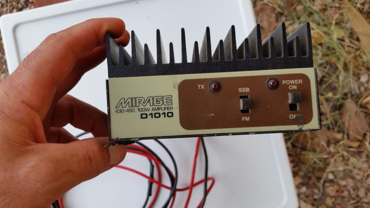 UHF Amplifier Mirage 100 watt linear all mode SSB ham