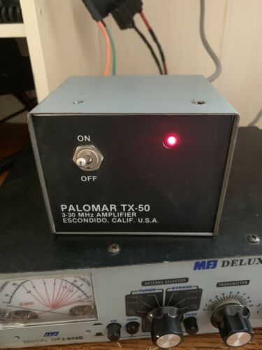 PALOMAR TX 50 Broadband 3-30 MHZ Solid State Amplifier