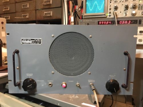 Army Signal Corps AM-1249/U Audio Frequency Amplifier Telectro 6v6