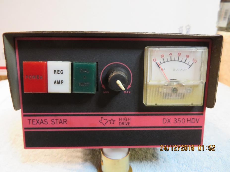 Texas Star DX 350 HDV Linear Bilinear Amplifier cb ham