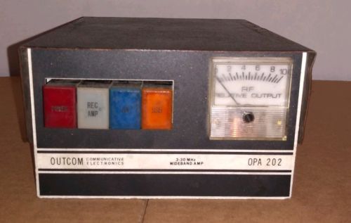 Outcom Opa 202 Linear Amplifier With Pre Amp