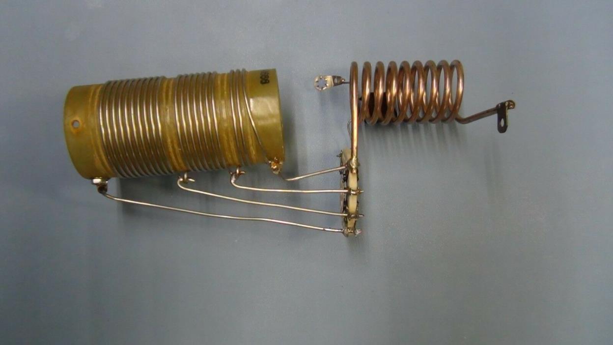 Heathkit SB201 Amplifier Plate circuit coils with switch