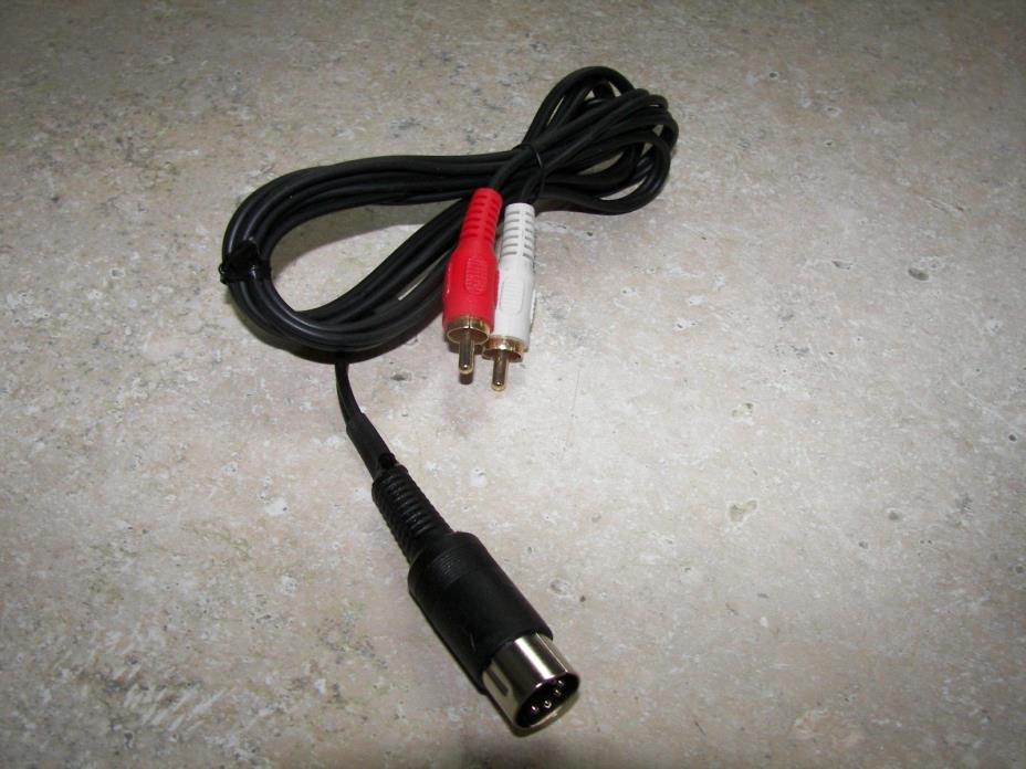 Yaesu FT-102 AMPLIFIER RELAY CABLE WITH RCA'S (FOR AMPS WITH RCA INPUTS)