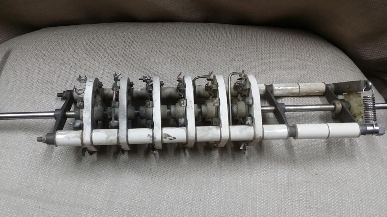 9 pos. 6 deck ceramic rotary switch, band switch, heavy duty
