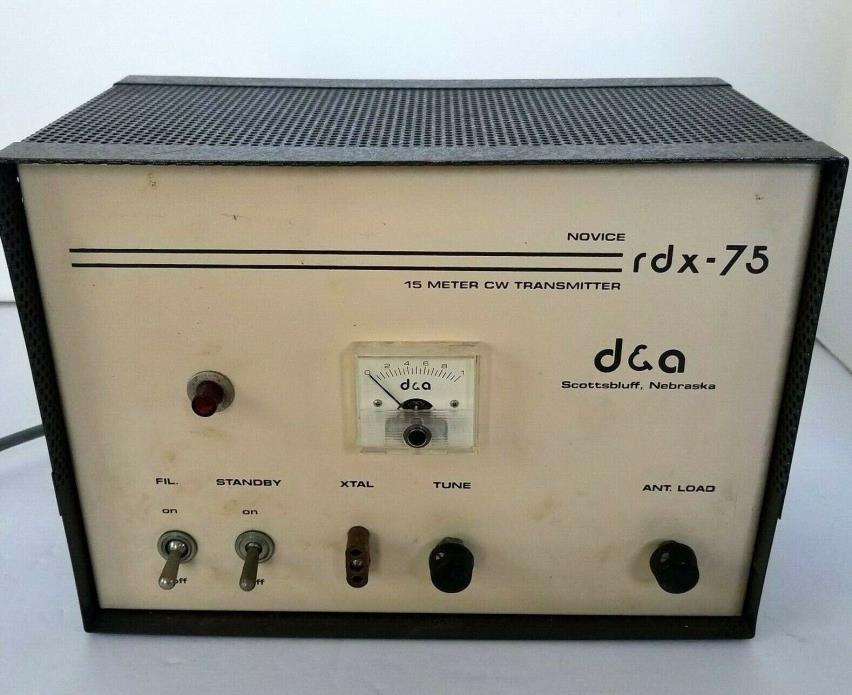 D&A rdx-75 Ham Amplifier 15 Meter CW Transmitter
