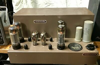 Marantz Model 8 Stereo Vacuum Tube Amp Amplifier In Good Condition With Cage