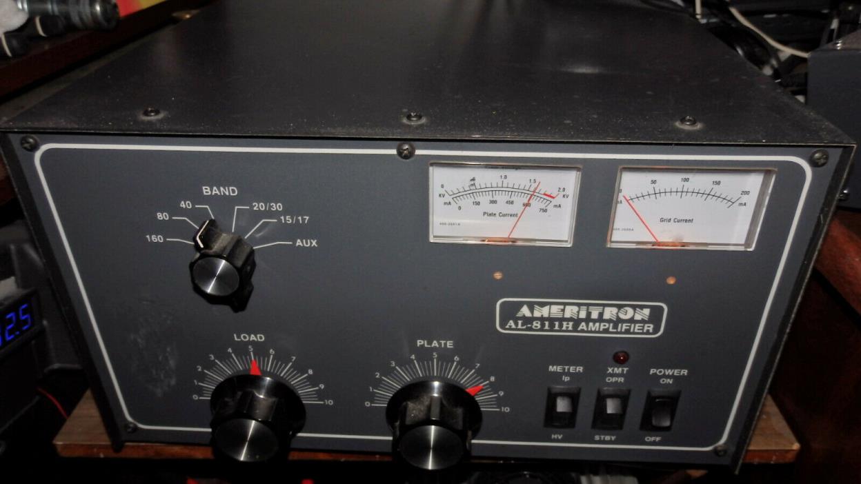 Ameritron HF- AL 811h amplifier 800 Watts PEP with 10 Meter Mod 110 Volt Plug